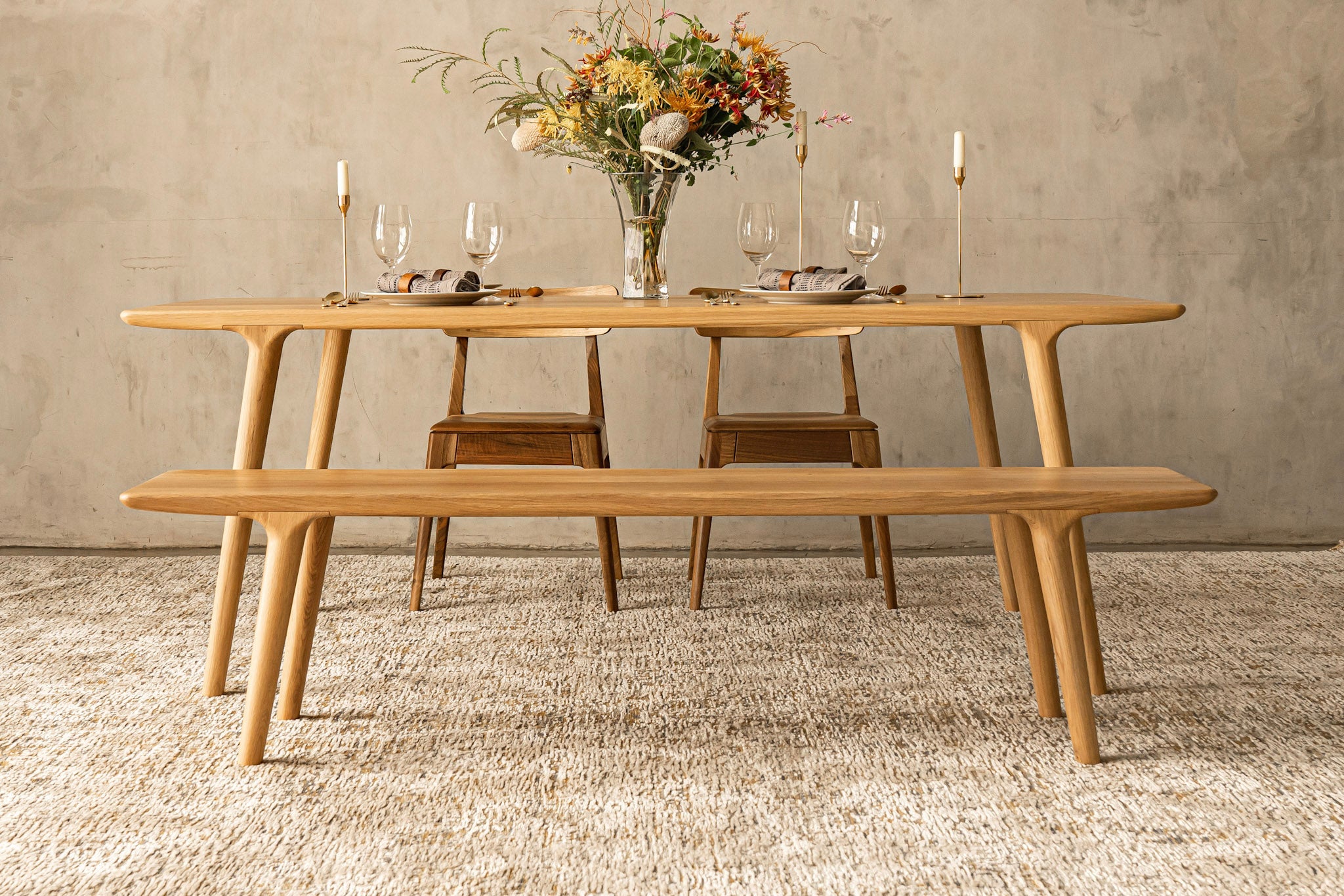 BRUNO | Banc en Noyer