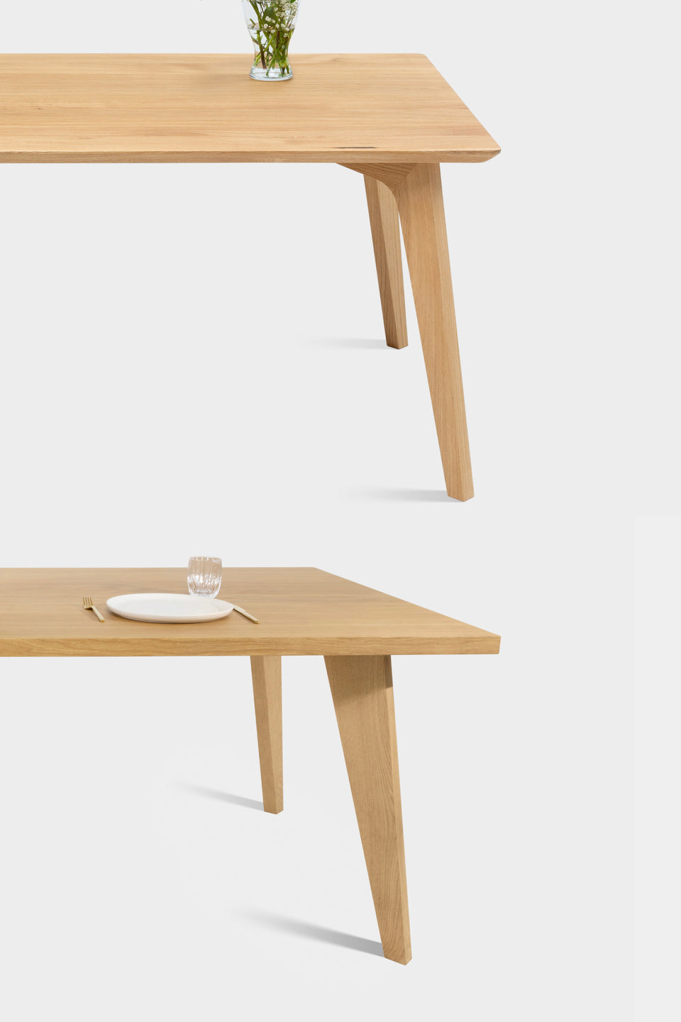 Styles de pieds distinctifs : choisissez entre des profils courbés ou droits.