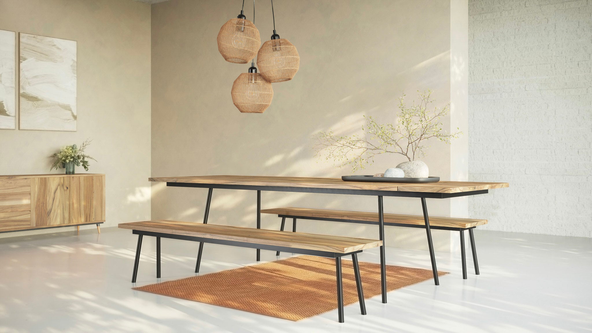 MARTA | Walnut Extendable Dining Table