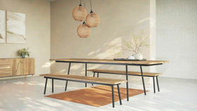 MARTA | Walnut Extendable Dining Table image 9