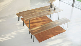 MARTA | Walnut Dining Bench image 3
