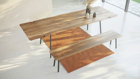 MARTA | Walnut Extendable Dining Table image 4