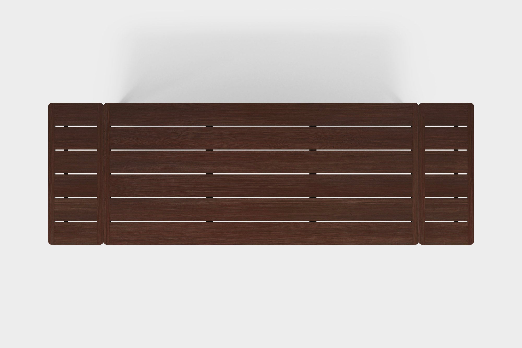 FRANKIE | Uitschuifbare buitentafel van gerookt essenhout