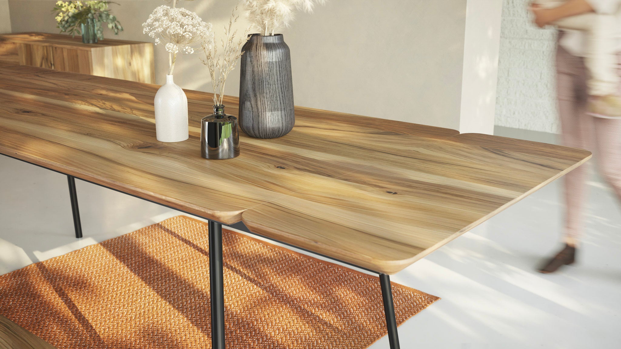 MARTA | Walnut Extendable Dining Table