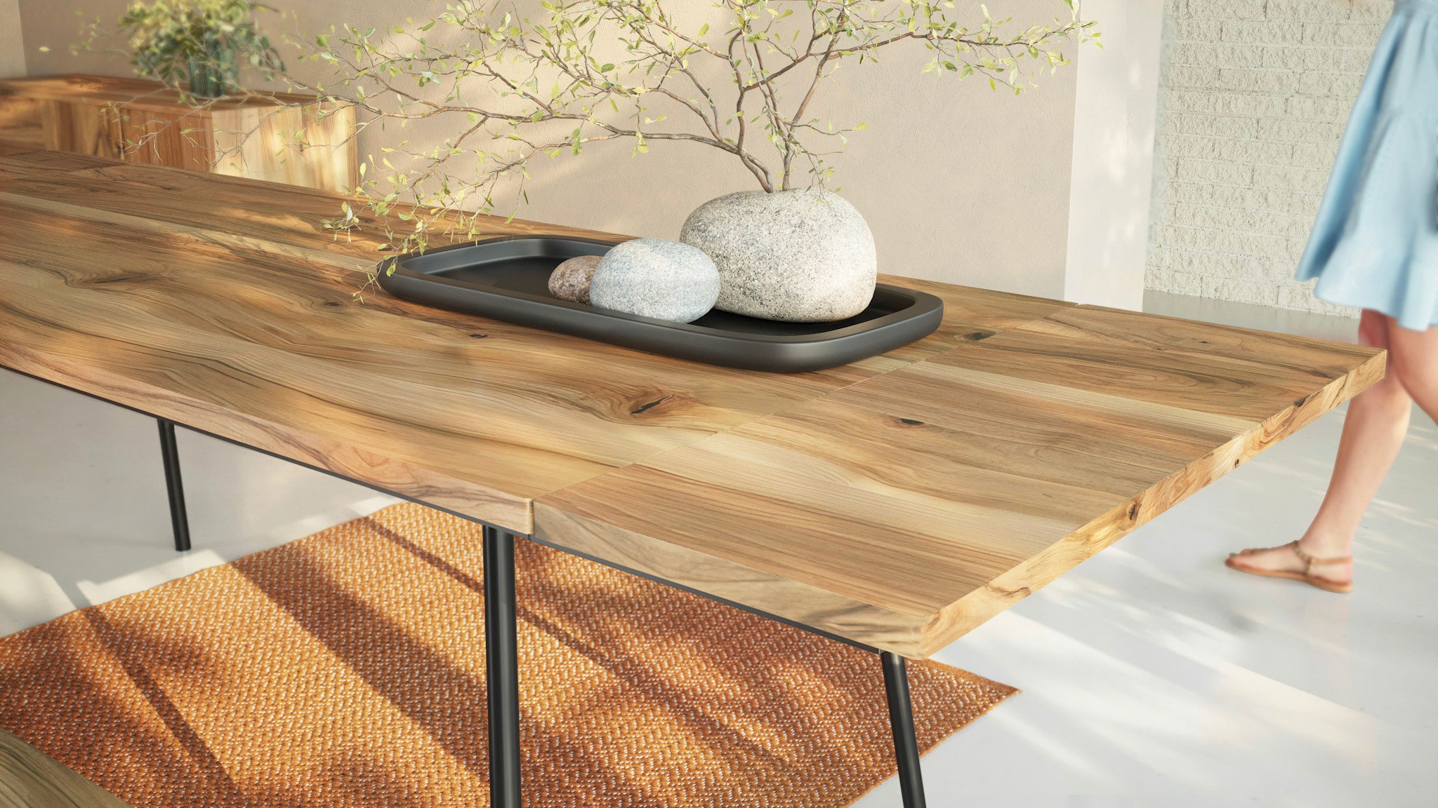 MARTA | Walnut Extendable Dining Table