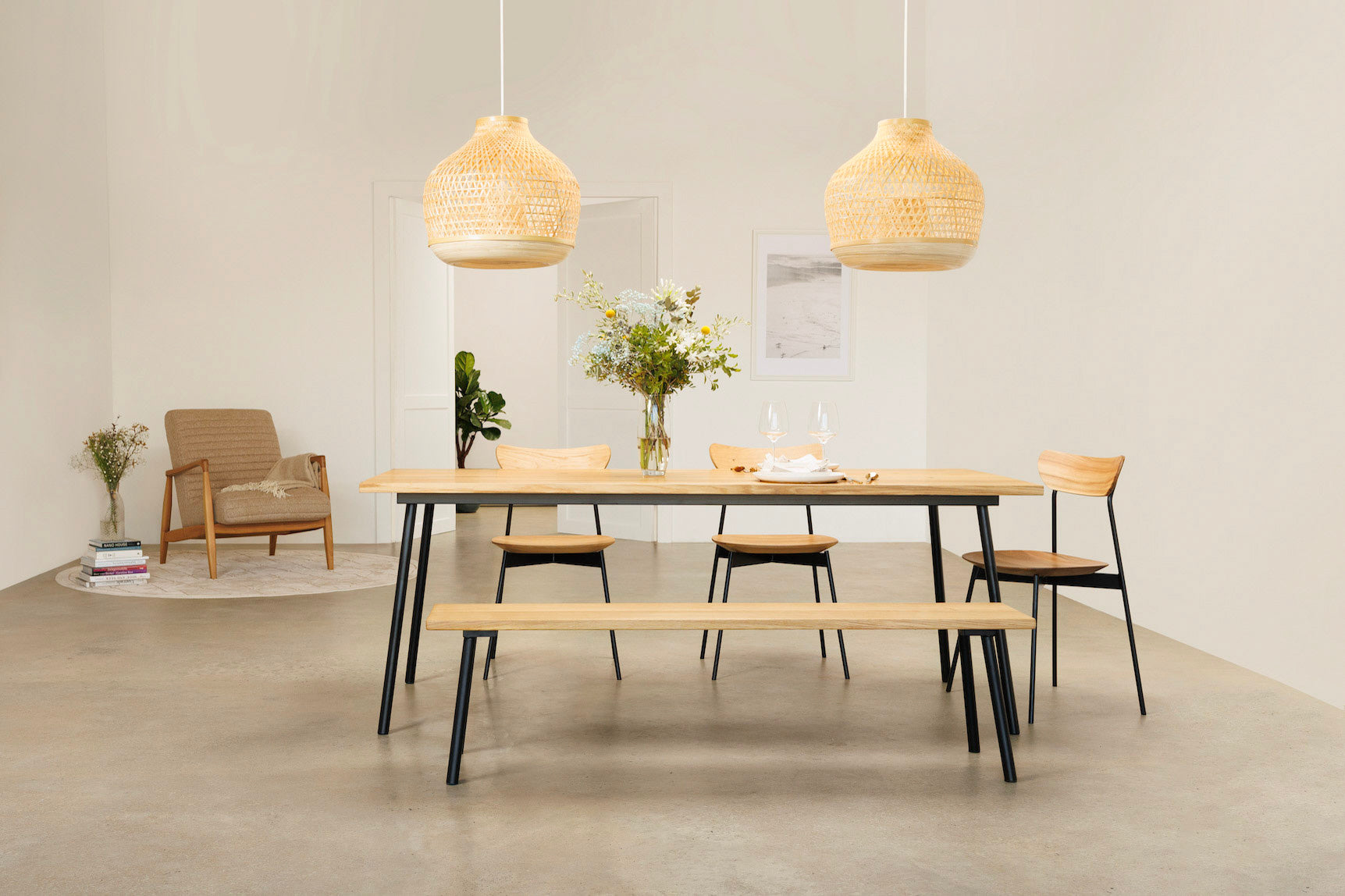 MARTA | Oak Extendable Dining Table