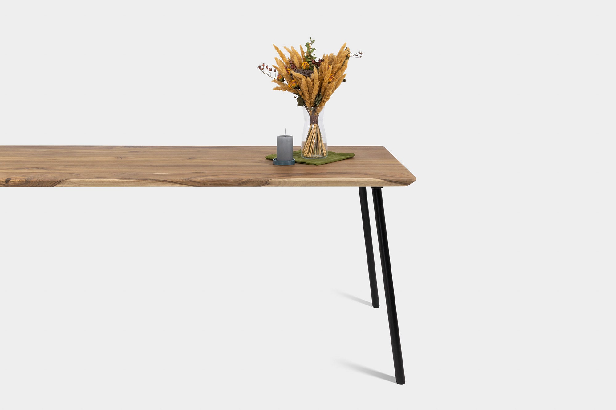 MARTA Table à manger extensible en Noyer