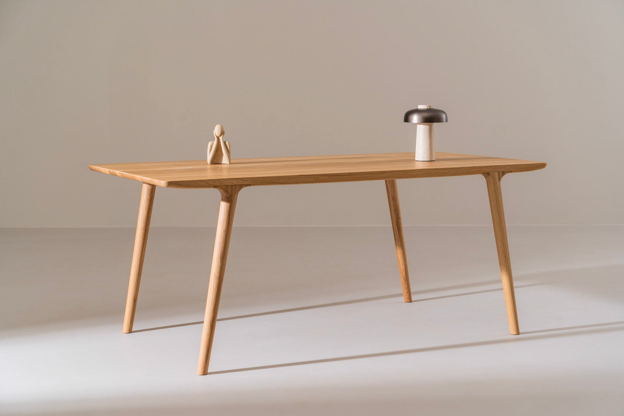 BRUNO Table à manger en Chêne