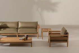 Ensemble chaise longue et table basse MOS
