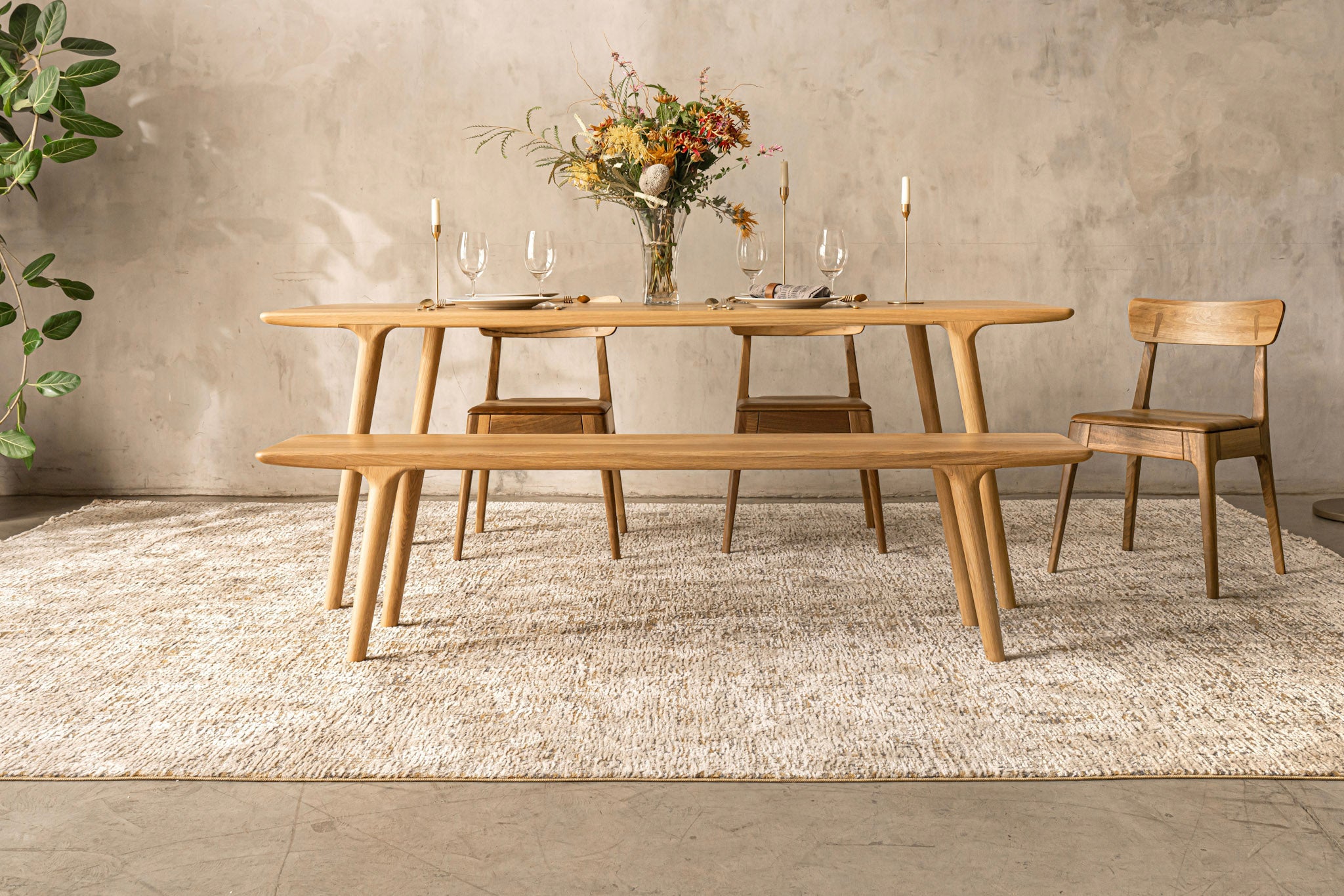 BRUNO | Banc en Noyer