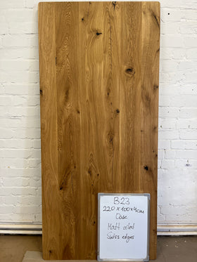 Plateau de table | Chêne | 220 x 100 x 4 cm | B23 Stock image 5