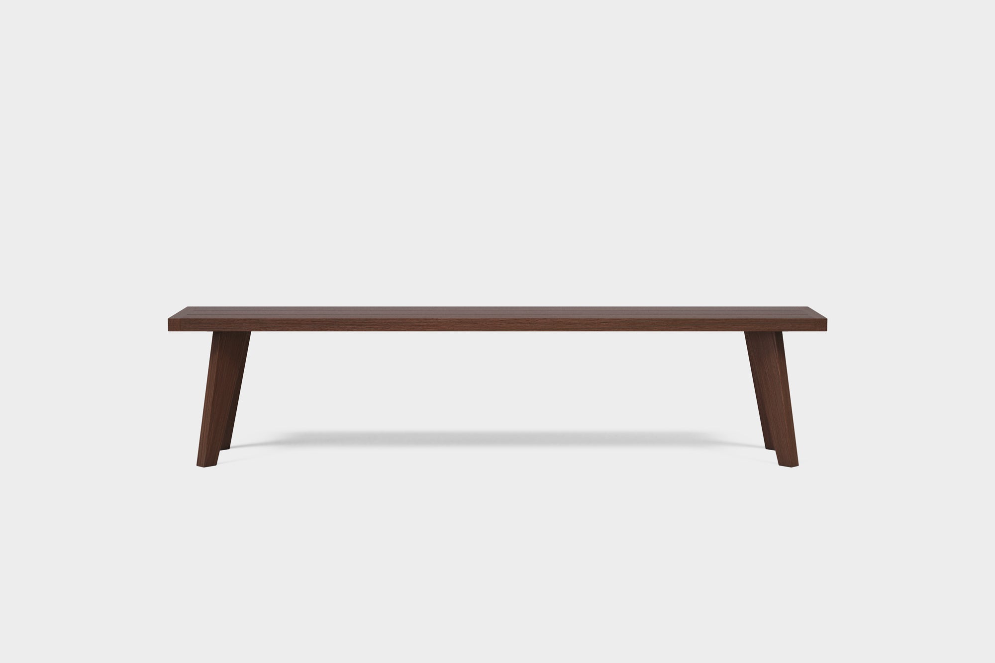 Amber | Outdoor Smoked Ash Dining Bench