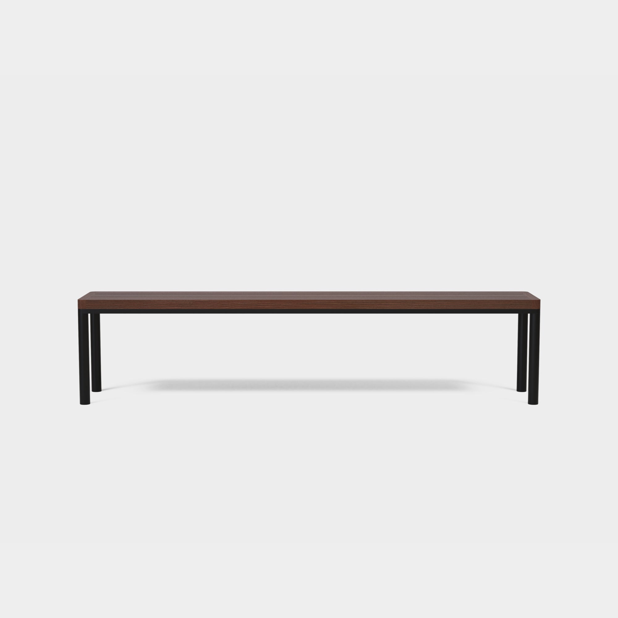 FRANKIE | Outdoor Smoked Ash Dining Bench
