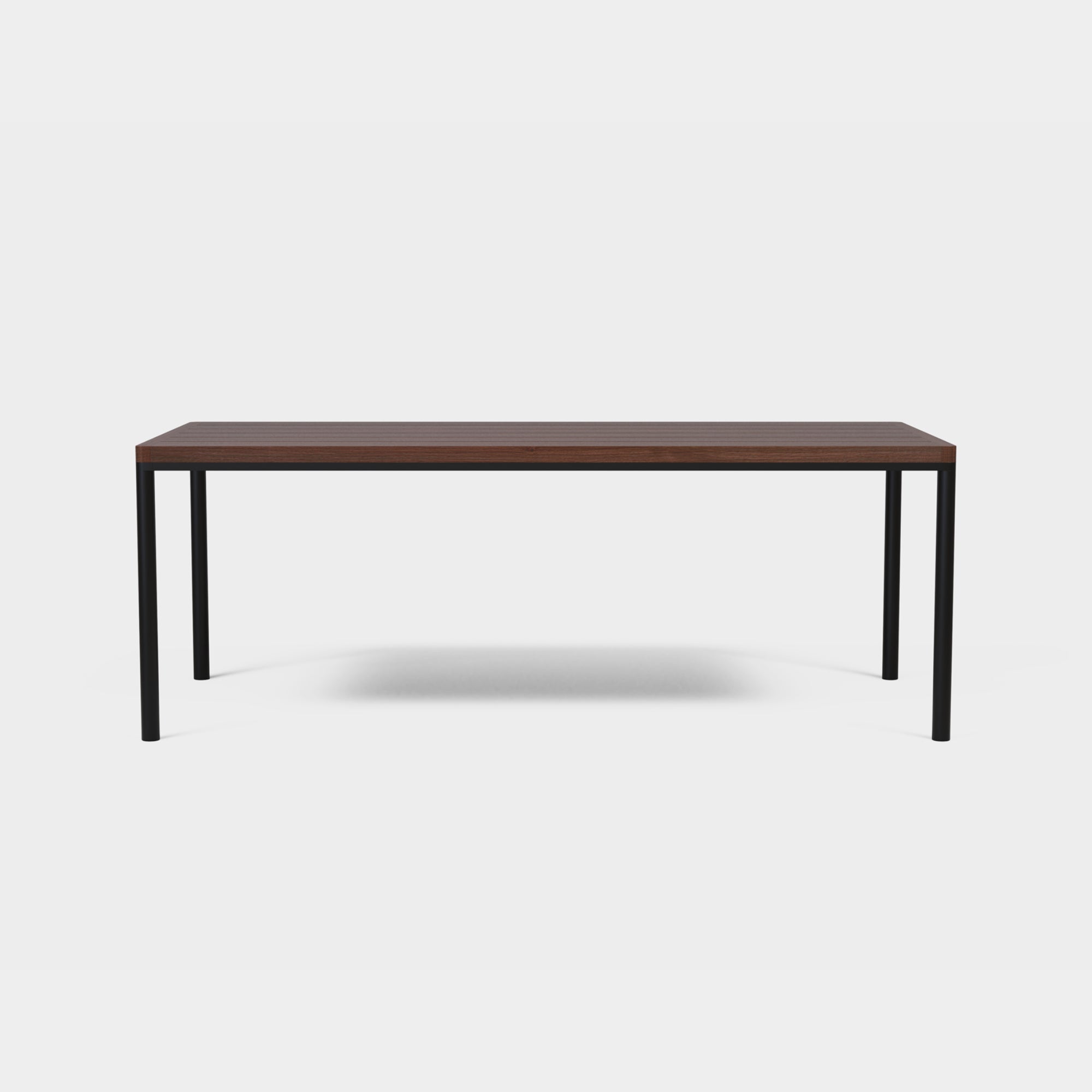 FRANKIE | Outdoor Smoked Ash Extendable Dining Table