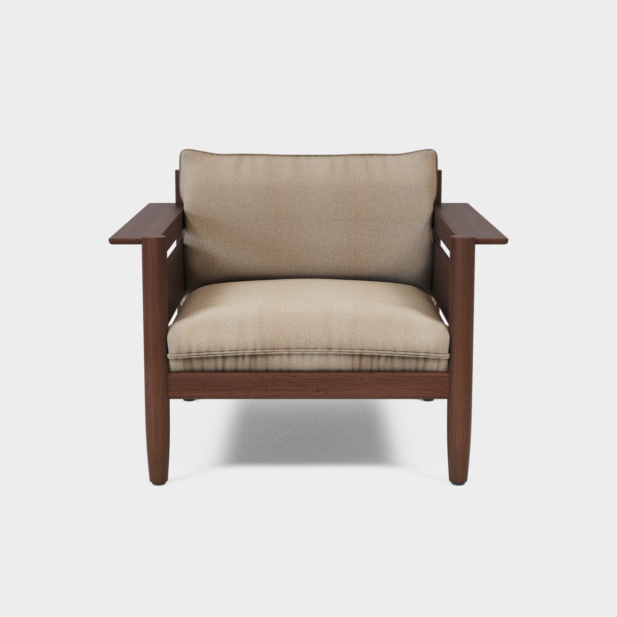 LULU | Smoked Ash Outdoor Lounger