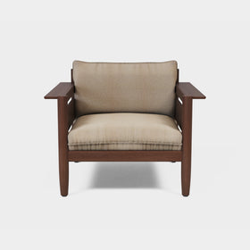 LULU | Smoked Ash Outdoor Lounger image 4