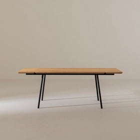 MARTA Table à manger extensible en chêne 